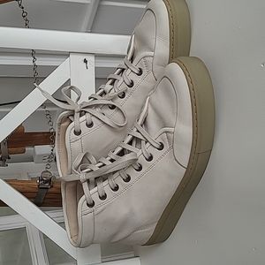 Belstaff - rally high leather sneaker